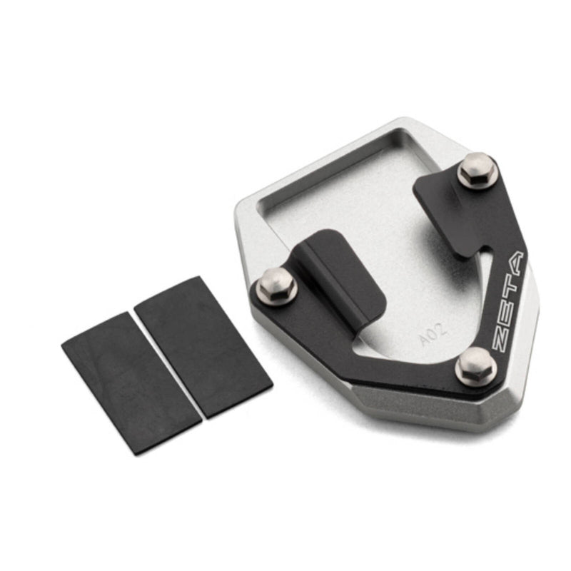 Load image into Gallery viewer, Zeta Side Stand Extender Black/Silver Honda CRF1000L/ADV '16-