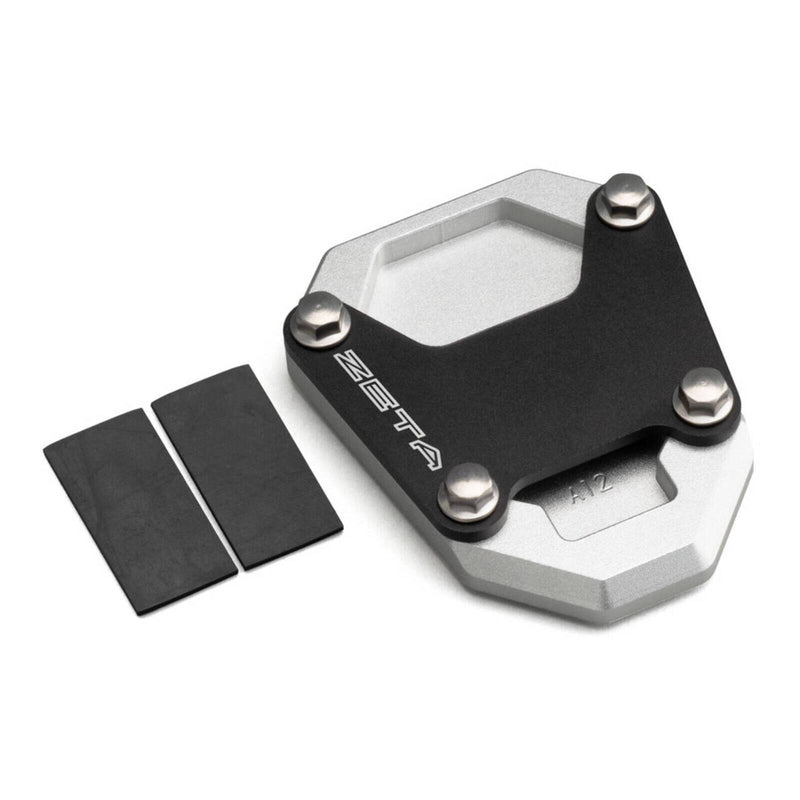 Load image into Gallery viewer, Zeta Side Stand Extender Black/Silver Honda CRF1100L '20-