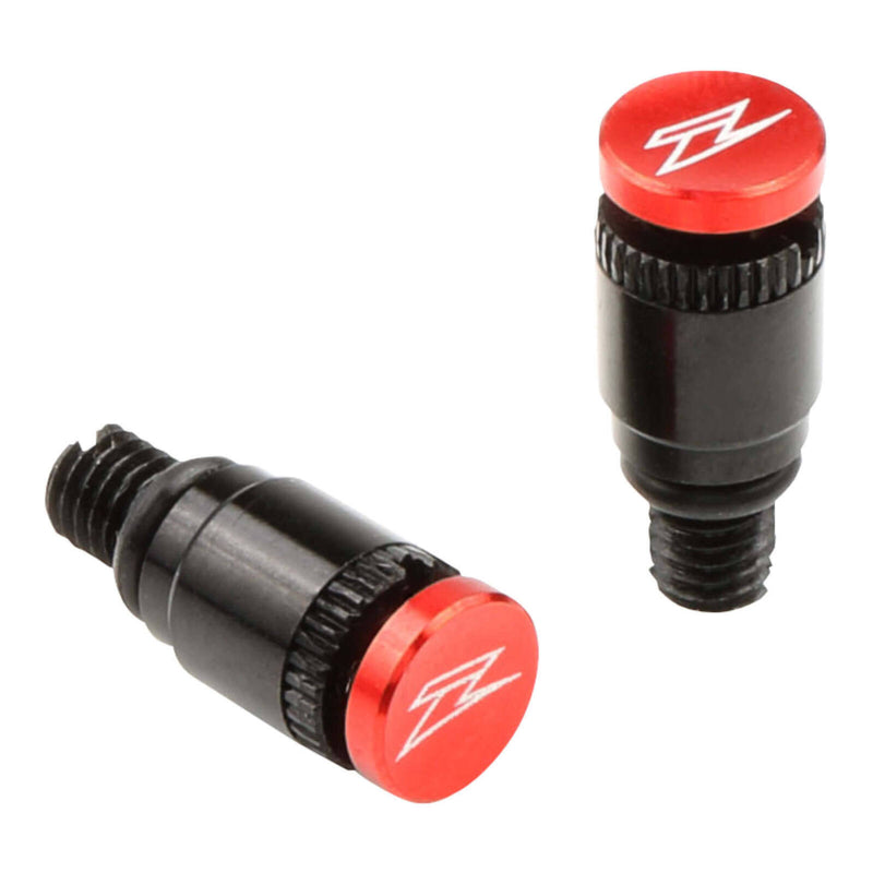 Load image into Gallery viewer, Zeta Fork Top Bleeder S-Type Showa/KYB (2pcs) - Red