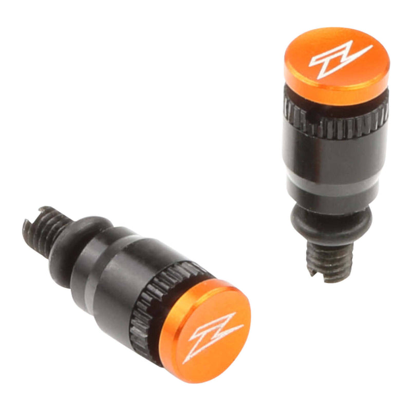 Load image into Gallery viewer, Zeta Fork Top Bleeder S-Type WP Orange (2pcs)