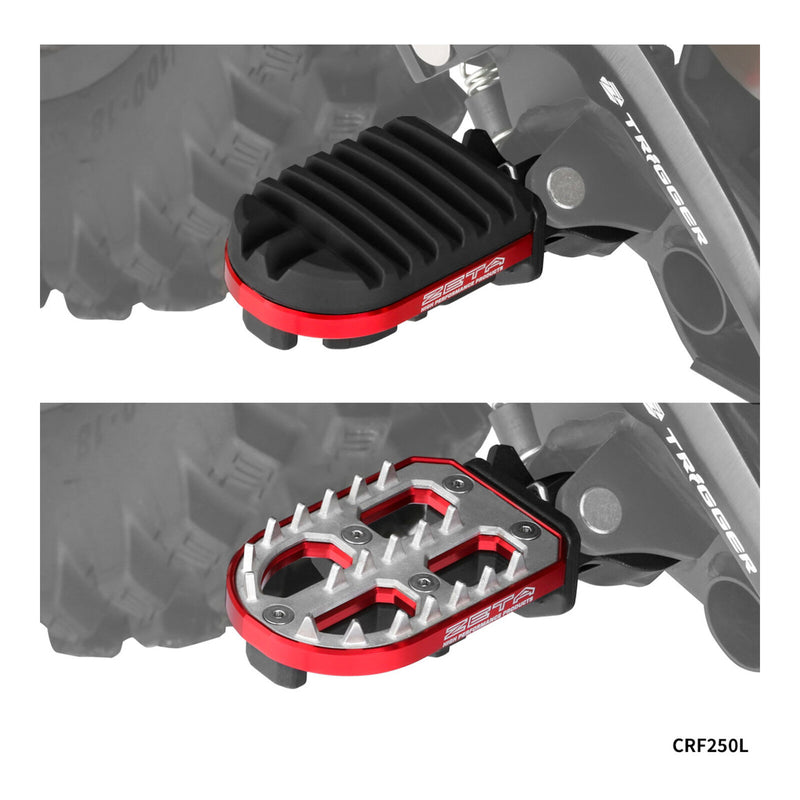 Load image into Gallery viewer, Zeta Adventure Foot Pegs CRF250L/Rally '12- CRF1000L/1100L '