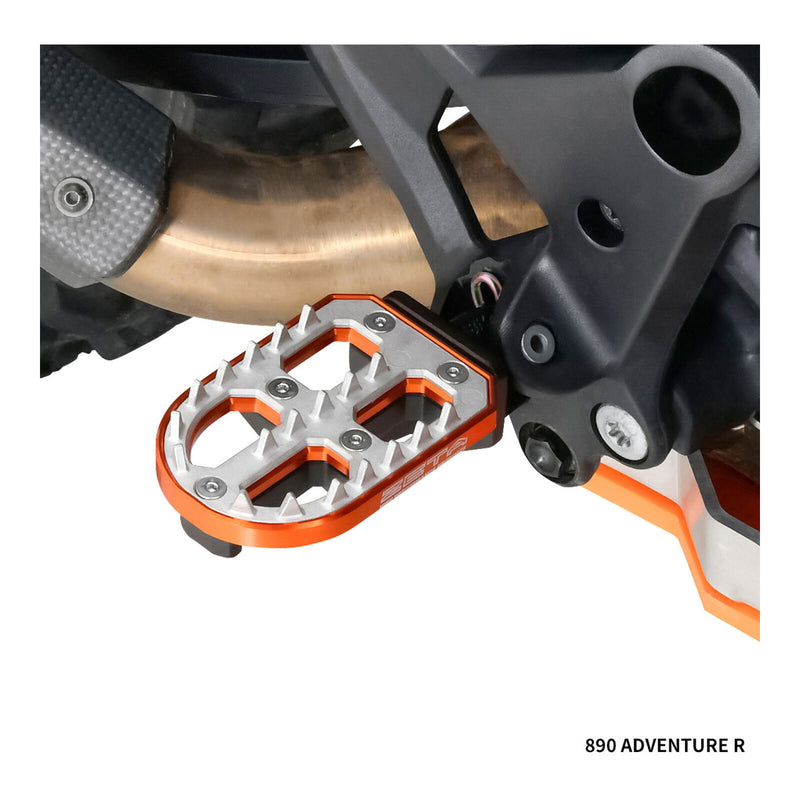 Load image into Gallery viewer, Zeta Adventure Foot Pegs KTM – Orange