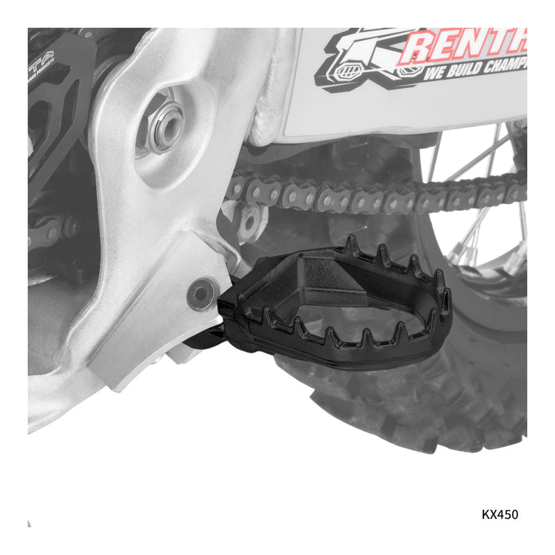 Load image into Gallery viewer, Zeta Max Foot Pegs KX – Black