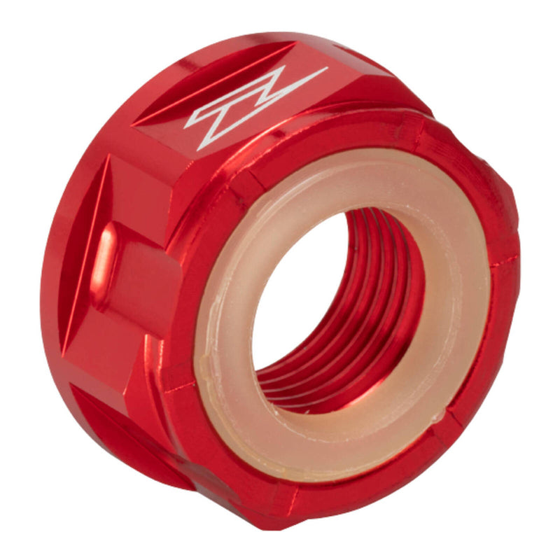 Load image into Gallery viewer, Zeta Axle Nut M16X27-P1.5 H13L - Red