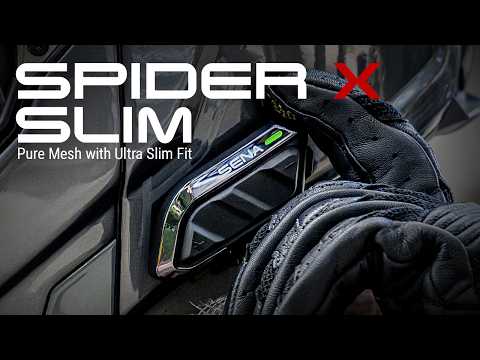 Load and play video in Gallery viewer, Sena Spider X Slim Mesh Intercom - Dual Kit