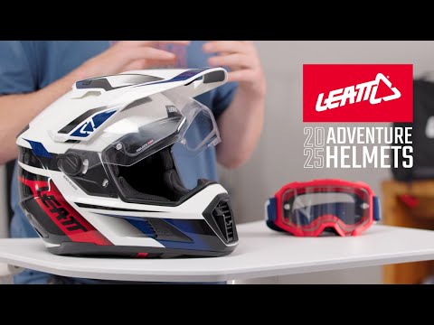 Load and play video in Gallery viewer, Leatt 8.5 ADV Helmet Kit - White