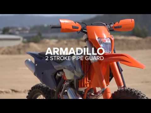 Load and play video in Gallery viewer, Polisport Armadillo Exhaust Guard - Blue