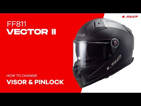 Load and play video in Gallery viewer, LS2 FF811 Vector II Carbon Savage Helmet - White / Red / Grey