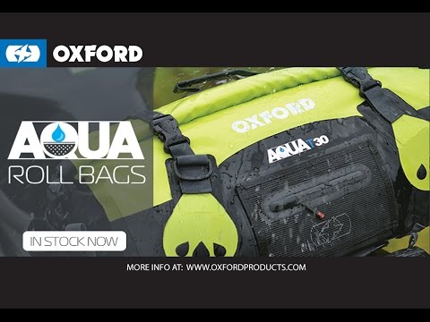 Load and play video in Gallery viewer, Oxford Roll Bag Aqua T50 - Black / Grey