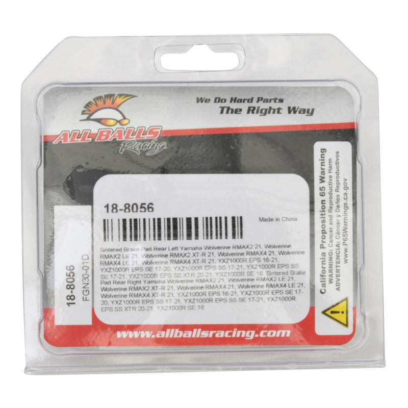 Load image into Gallery viewer, All Balls Racing Sintered Brake Pads (18-8056)
