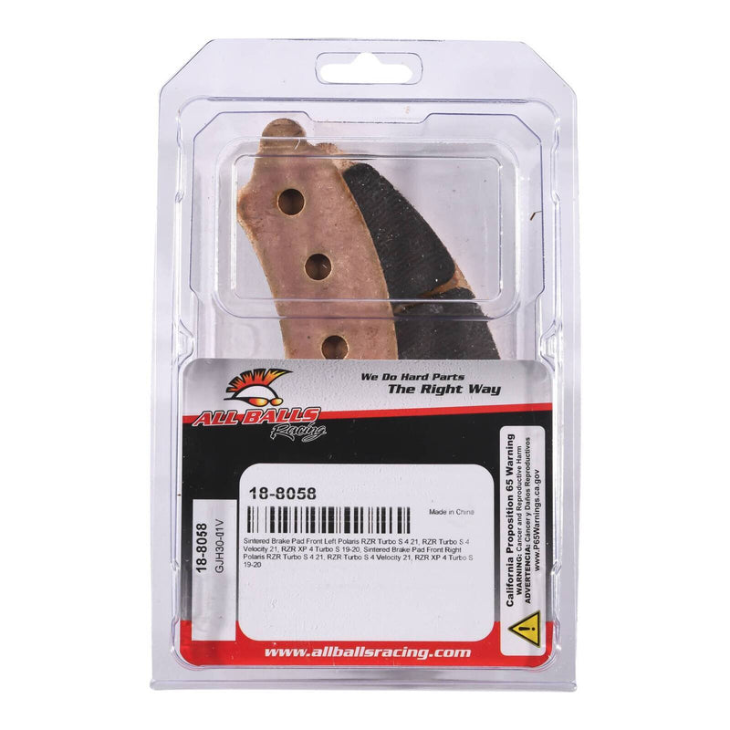 Load image into Gallery viewer, All Balls Racing Sintered Brake Pads (18-8058)
