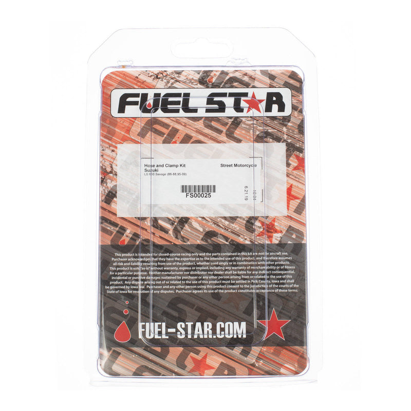 Load image into Gallery viewer, All Balls Racing Fuel Hose &amp; Clamp Kit (FS00025)
