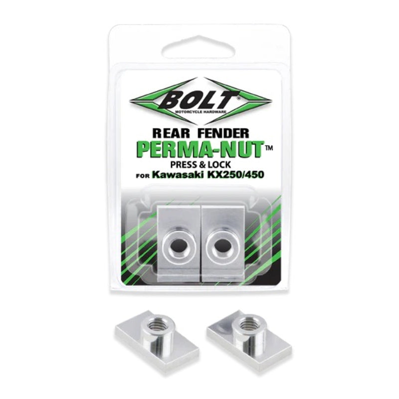 Load image into Gallery viewer, Bolt Rear Fender Perma Nuts Fits Kawasaki KX250 / 450
