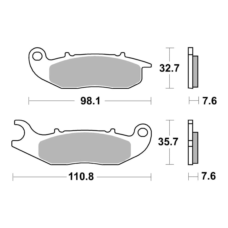 Load image into Gallery viewer, Brembo Prime Carbon Ceramic Front Brake Pads 07GR03CC

