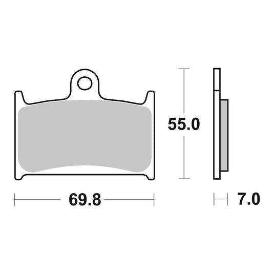 Brembo Prime Sinter Front Brake Pads 07SU22SA