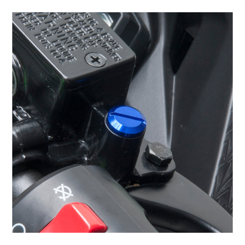 Load image into Gallery viewer, DRC Mirror Hole Plug M10 - Blue
