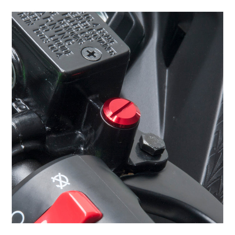 Load image into Gallery viewer, DRC Mirror Hole Plug M10 - Red
