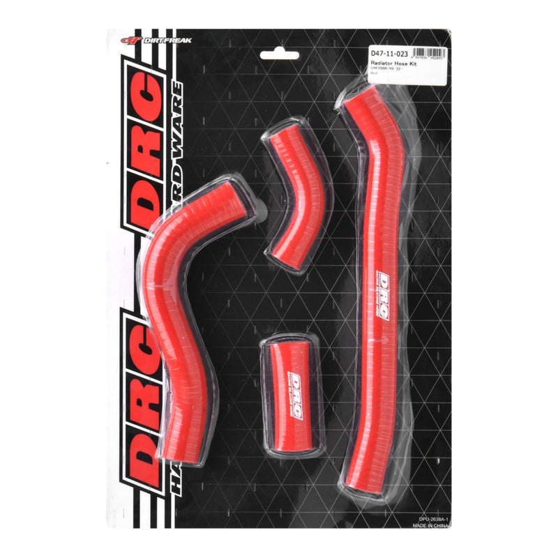 Load image into Gallery viewer, DRC Radiator Hose Kit CRF250R '22- Red
