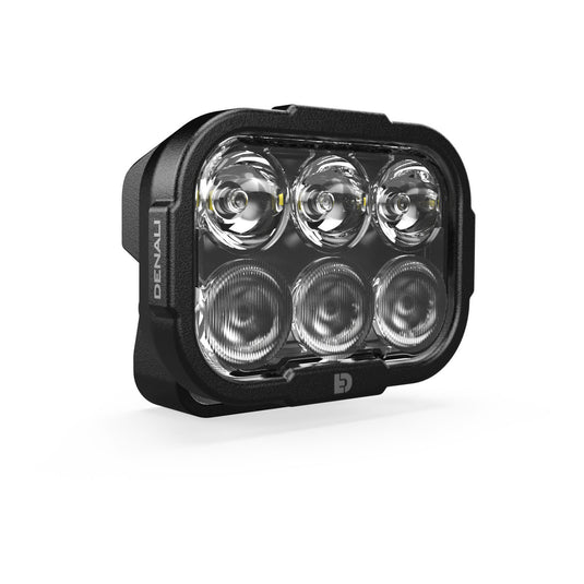 Denali DL6 Driving Light 6-LED Elliptical Hybrid Beam (Pair)