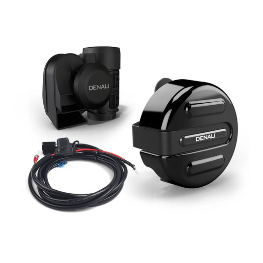Denali SoundBomb V-Twin Air Horn with Cover / Harness