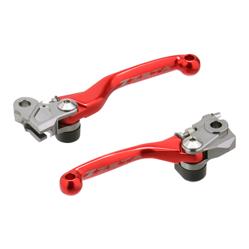 Load image into Gallery viewer, Zeta Pivot Lever Set CP 3FI Honda - Red
