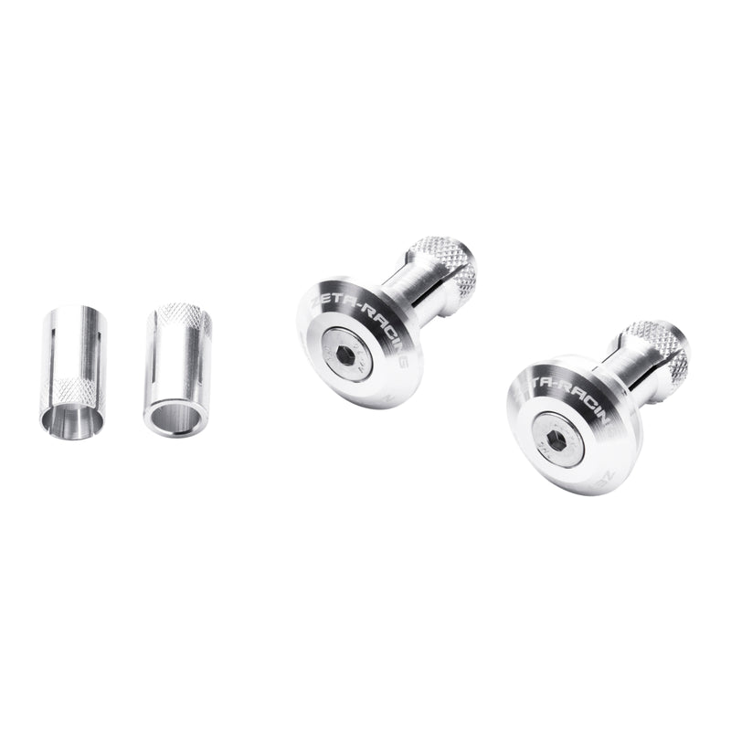 Load image into Gallery viewer, Zeta Bar End Plug 29mm 2pcs - Silver
