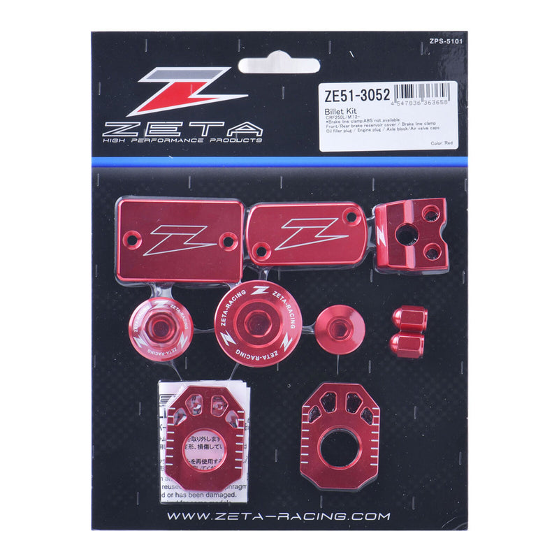 Load image into Gallery viewer, Zeta Billet Kit CRF250L/M R- Red
