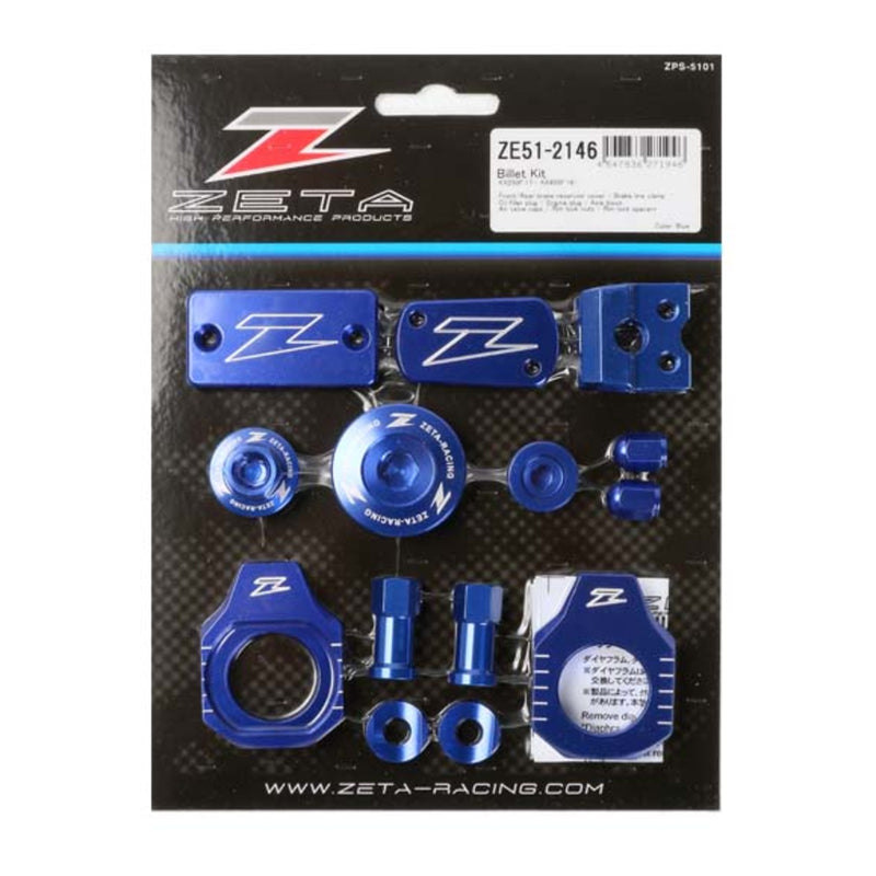 Load image into Gallery viewer, Zeta Billet Kit KX250/450F - Blue
