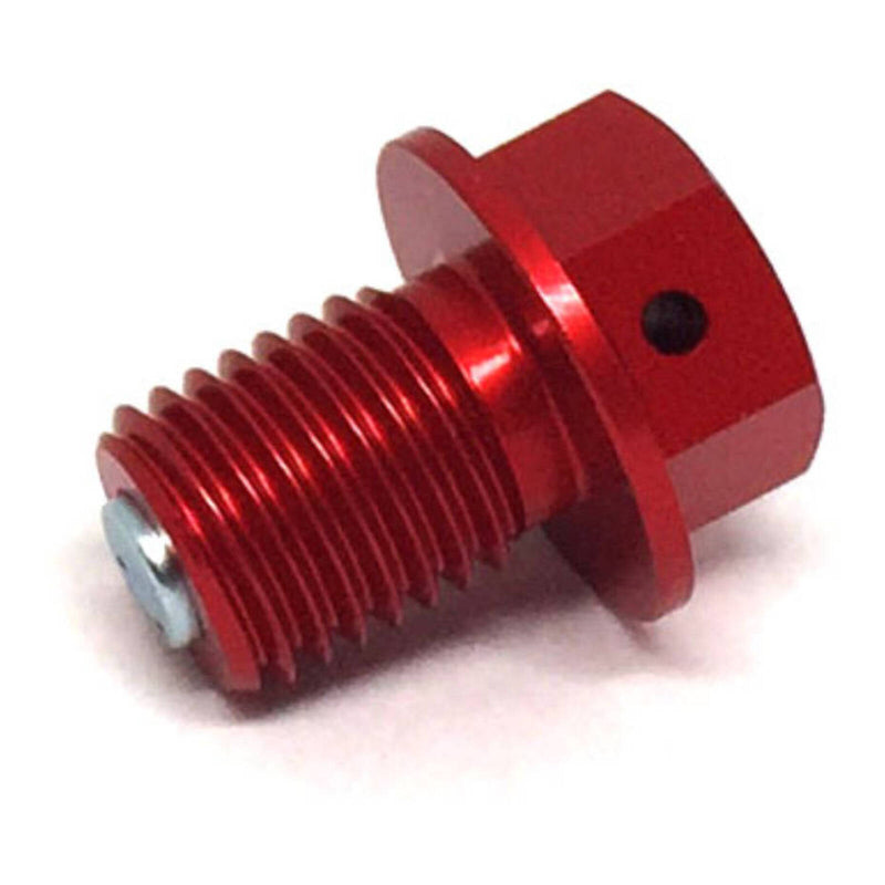 Load image into Gallery viewer, Zeta Magnetic Drain Bolt M12x1.5x15 - Red
