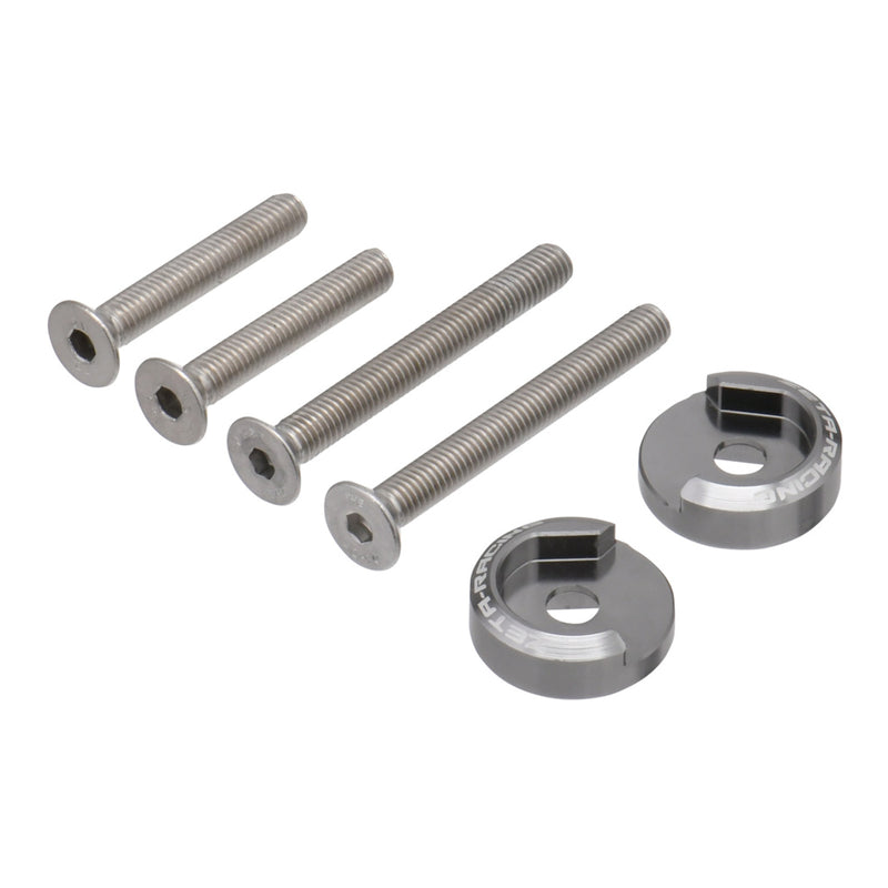 Load image into Gallery viewer, Zeta Armor Handguard Optional Bar End Plugs - Titanium Colour
