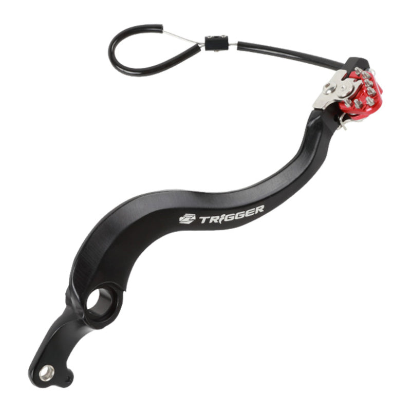 Load image into Gallery viewer, Zeta Trigger Brake Pedal CRF250/450R Red
