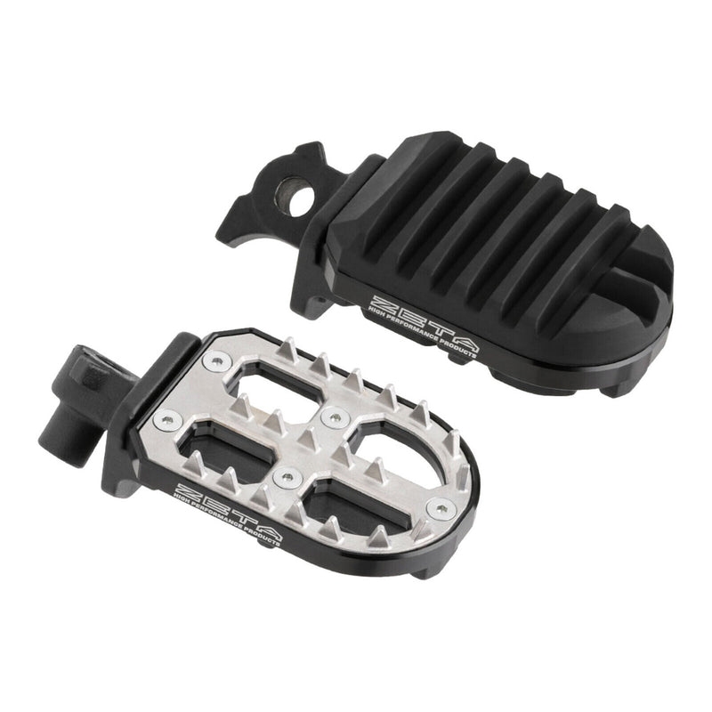 Load image into Gallery viewer, Zeta Adventure Foot Pegs Tenere 700 '20- Black
