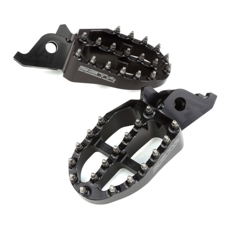 Load image into Gallery viewer, Zeta Aluminium Footpegs CRF250-450 / CRF250L-M-Rally - Black
