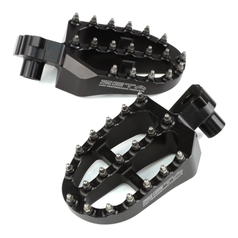 Load image into Gallery viewer, Zeta Aluminium Footpegs YZF 250-450 / YZ125-250 - Black
