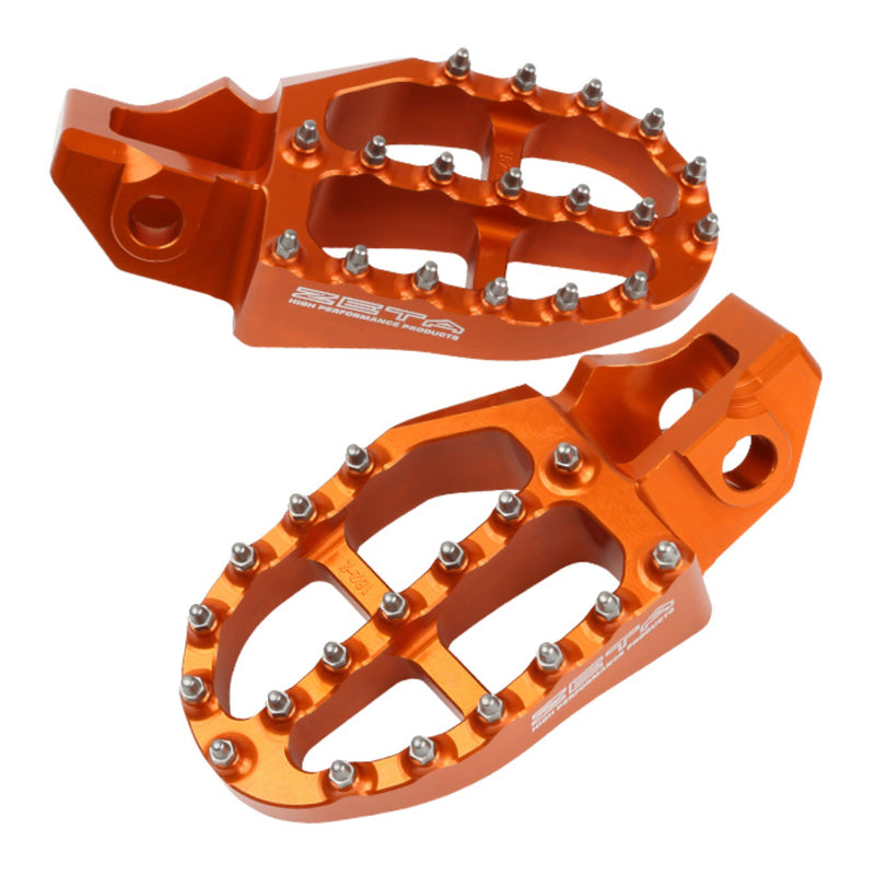 Load image into Gallery viewer, Zeta Aluminium Footpegs KTM SX '16- Orange
