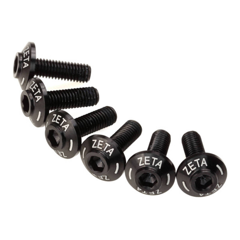 Load image into Gallery viewer, Zeta Screen Bolt Set Black (6pcs)
