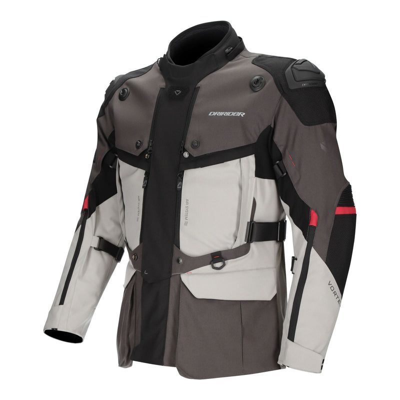 Load image into Gallery viewer, Dririder Vortex ADV 3 Men's Jacket - Grey / Black
