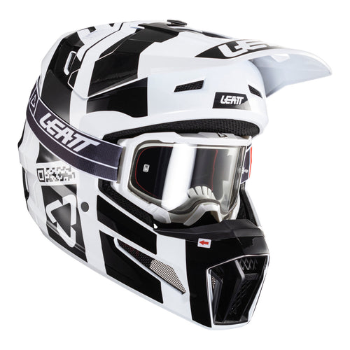 Leatt 2024 3.5 Helmet & Goggle Kit - Black / White