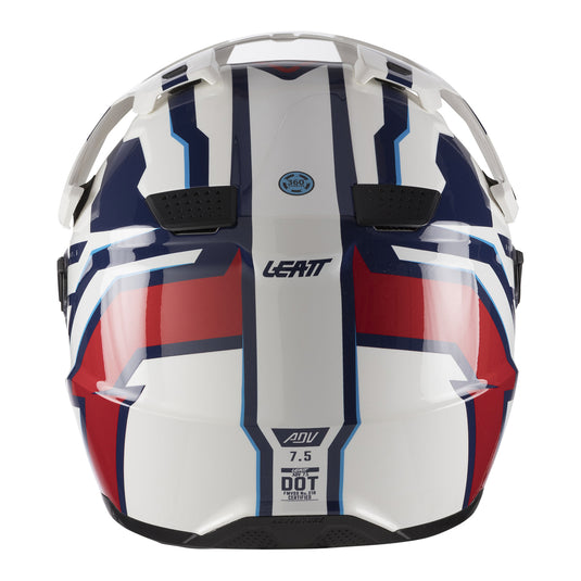 Leatt 7.5 ADV Helmet Kit - Royal Blue / Red