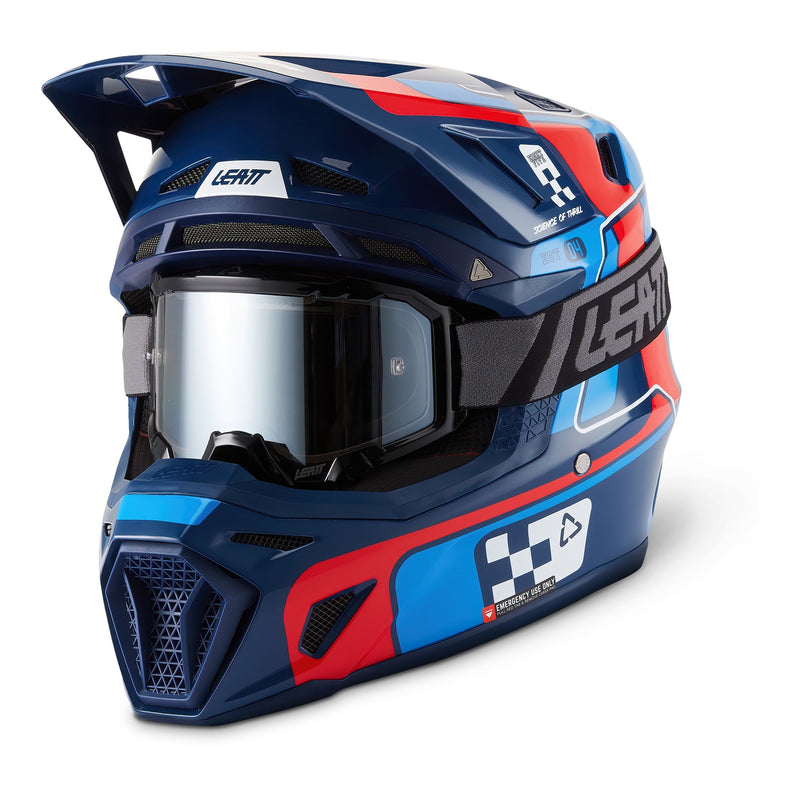 Load image into Gallery viewer, Leatt 8.5 Helmet Kit - Blue / Red
