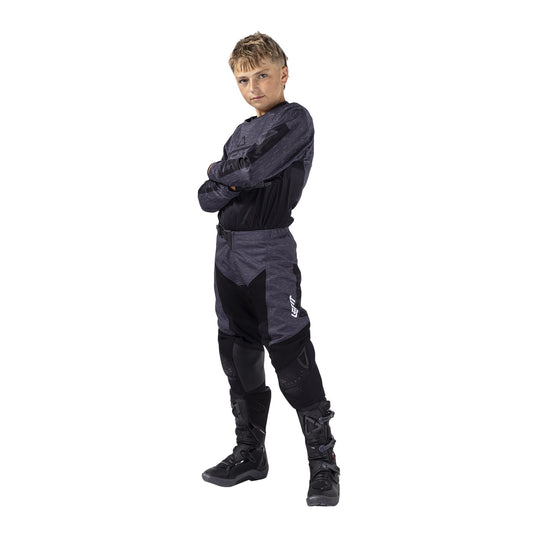 Leatt 2026 3.5 Junior Ride Kit - Stealth Black / Grey