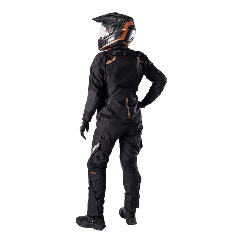 Load image into Gallery viewer, Leatt 5.5 ADV DriTour Women&#39;s Pant - Stealth Black / Grey
