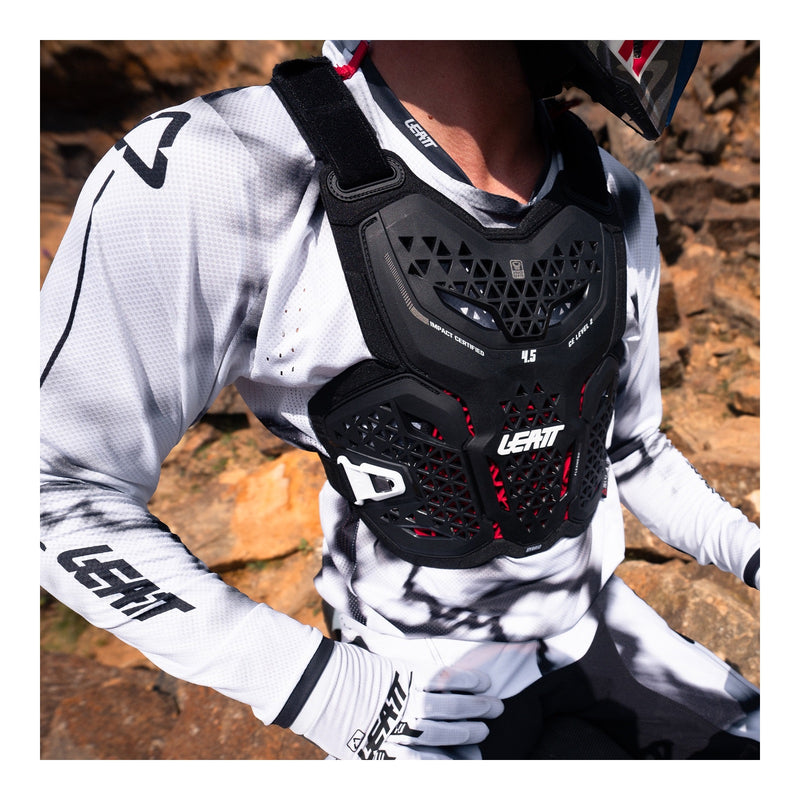 Load image into Gallery viewer, Leatt 4.5 Chest Protector Hybrid - Black
