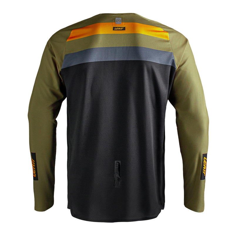 Load image into Gallery viewer, Leatt 4.5 Enduro Jersey - Striped Khaki Brown
