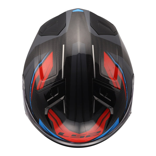 LS2 FF811 Vector II Savage Helmets - White / Blue / Red