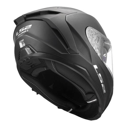 LS2 FF817 Challenger II Solid Helmet - Matte Black