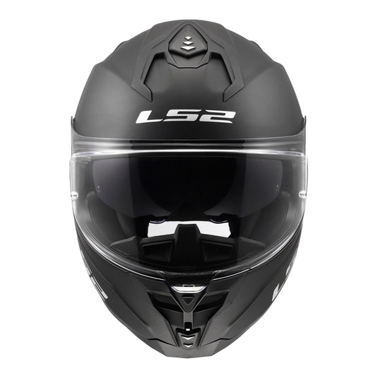 LS2 FF817 Challenger II Solid Helmet - Matte Black