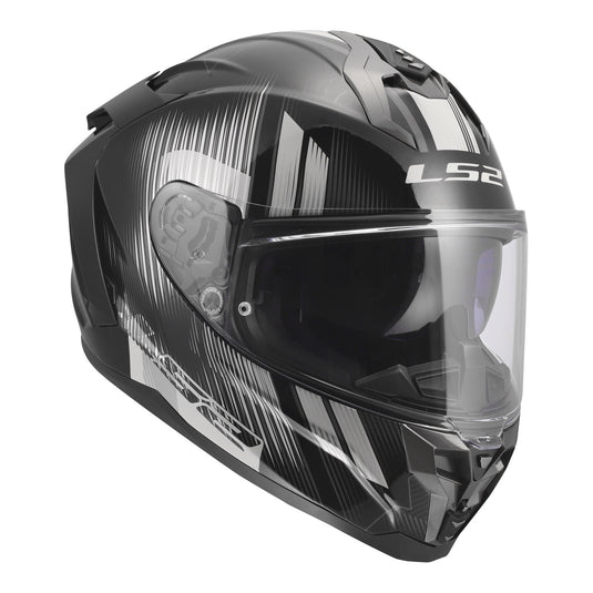 LS2 FF817 Challenger II Nitro Helmet - Black / Grey