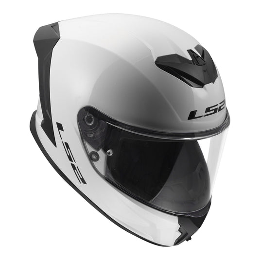 LS2 FF820 Rapid III Solid Helmet - Gloss White