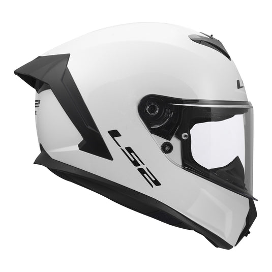 LS2 FF820 Rapid III Solid Helmet - Gloss White